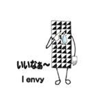 白黒テープ（個別スタンプ：17）