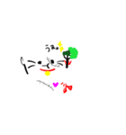 つぎはぎネコ レジン（個別スタンプ：6）