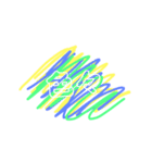 落書きスタイル（個別スタンプ：4）