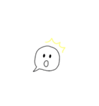 顔吹き出し（個別スタンプ：1）