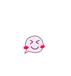顔吹き出し（個別スタンプ：10）