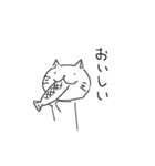 手書きのネコ(改)（個別スタンプ：4）
