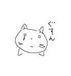 手書きのネコ(改)（個別スタンプ：10）