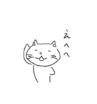 手書きのネコ(改)（個別スタンプ：11）