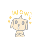 らぶちゃん(シンプル)（個別スタンプ：4）