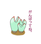 ぷっくりがかわいい多肉植物スタンプ（個別スタンプ：10）