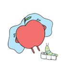林檎 そして 毛虫（個別スタンプ：15）