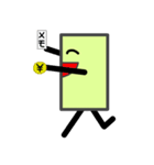図形ちゃんスタンプ12（個別スタンプ：3）