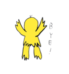 黄色い鳥だよ（個別スタンプ：3）