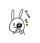 日常の謎ゆるうさぎ（個別スタンプ：4）