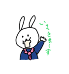 日常の謎ゆるうさぎ（個別スタンプ：5）
