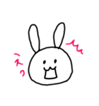 日常の謎ゆるうさぎ（個別スタンプ：7）