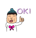 ぼんぼりんおばさんの【日常】スタンプ（個別スタンプ：5）