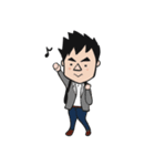 三角眉毛のおしげさん（個別スタンプ：1）
