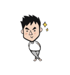 三角眉毛のおしげさん（個別スタンプ：3）