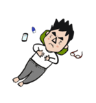 三角眉毛のおしげさん（個別スタンプ：4）