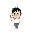 三角眉毛のおしげさん（個別スタンプ：7）