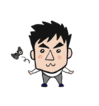 三角眉毛のおしげさん（個別スタンプ：9）