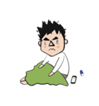 三角眉毛のおしげさん（個別スタンプ：12）