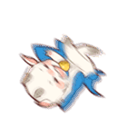 白やぎさんと黒やぎくん（個別スタンプ：34）