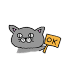 ねこのぶりちゃん（個別スタンプ：6）