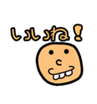 polka.Su*tamp33 ～丸顔の男●～（個別スタンプ：2）