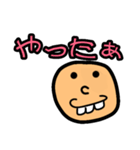 polka.Su*tamp33 ～丸顔の男●～（個別スタンプ：3）