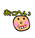 polka.Su*tamp36 ～丸顔の女◎～（個別スタンプ：3）