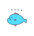 しゃくれたおさかなさんたち（個別スタンプ：5）