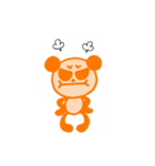 オレンジのパンダ（個別スタンプ：26）