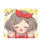 ハートいっぱい！ゆき＆ありす（個別スタンプ：14）