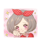 ハートいっぱい！ゆき＆ありす（個別スタンプ：16）
