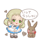 ハートいっぱい！ゆき＆ありす（個別スタンプ：30）