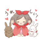 ハートいっぱい！ゆき＆ありす（個別スタンプ：36）