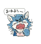 素直な動物スタンプ（個別スタンプ：1）