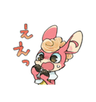 素直な動物スタンプ（個別スタンプ：14）