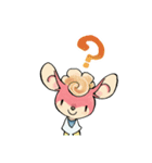 素直な動物スタンプ（個別スタンプ：35）