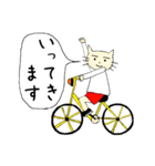 ねこさんと女の子（個別スタンプ：5）