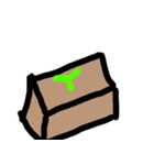 手書きのお花スタンプ（個別スタンプ：1）