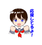 女子学生の日常スタンプ（個別スタンプ：5）