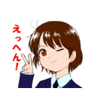 女子学生の日常スタンプ（個別スタンプ：13）