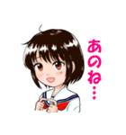 女子学生の日常スタンプ（個別スタンプ：15）