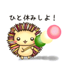 はりねずみスタンプ・春（個別スタンプ：6）
