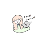 ゆるゆるな生き物たち（個別スタンプ：21）