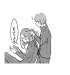 個性派JKとJDの兄弟I（個別スタンプ：34）