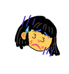 ひらがなな顔-第2段-（個別スタンプ：4）