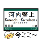 関西本線 大和路線 気軽に今この駅だよ！（個別スタンプ：13）