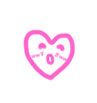 手書きハート（個別スタンプ：10）