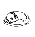 しろいぬゆるいぬ（個別スタンプ：2）