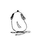 しろいぬゆるいぬ（個別スタンプ：6）